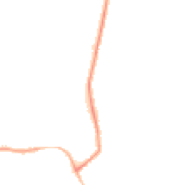 Night-time road noise heatmap for NE23 7PX