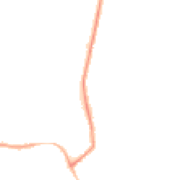 Night-time road noise heatmap for NE23 7QD