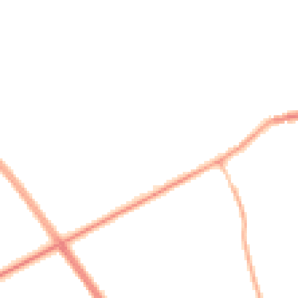 Night-time road noise heatmap for NE23 7TJ