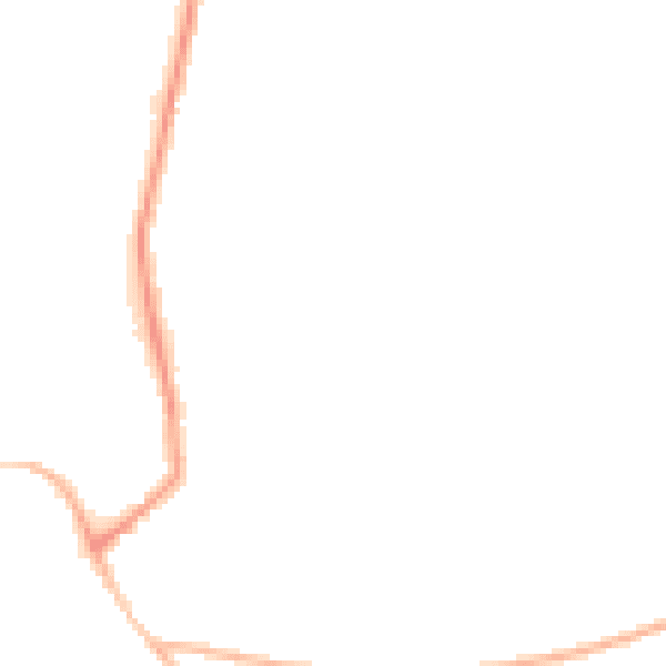 Night-time road noise heatmap for NE23 7UD