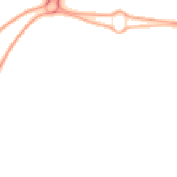 Night-time road noise heatmap for NE23 8FF
