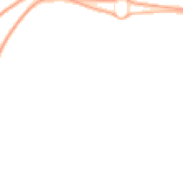 Night-time road noise heatmap for NE23 8FL