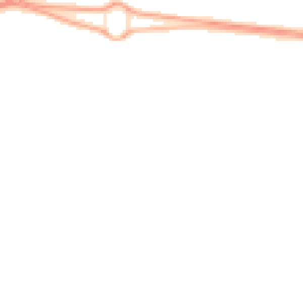 Night-time road noise heatmap for NE23 8FR