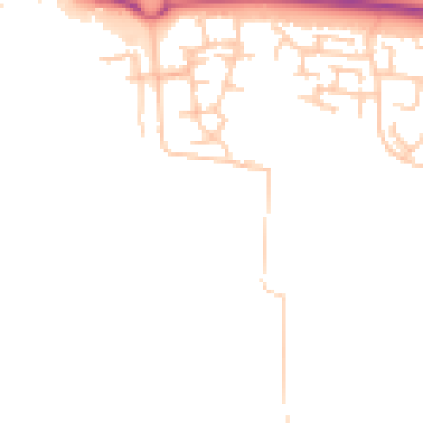 Daytime road noise heatmap for NE23 8FS