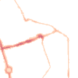 Night-time road noise heatmap for NE24 1AB