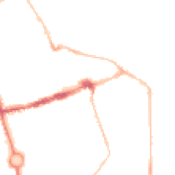 Night-time road noise heatmap for NE24 1BL