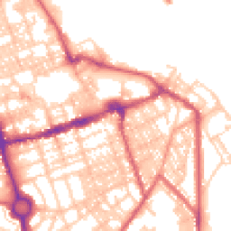 Daytime road noise heatmap for NE24 1BN