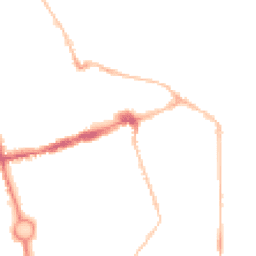 Night-time road noise heatmap for NE24 1BN