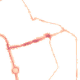 Night-time road noise heatmap for NE24 1BW