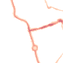 Night-time road noise heatmap for NE24 1DB
