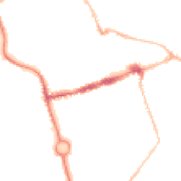 Night-time road noise heatmap for NE24 1DD