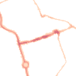Night-time road noise heatmap for NE24 1DG