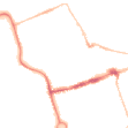 Night-time road noise heatmap for NE24 1DX
