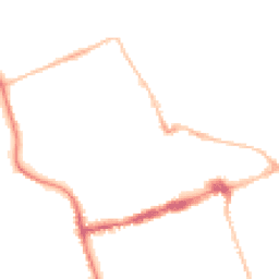Night-time road noise heatmap for NE24 1EY