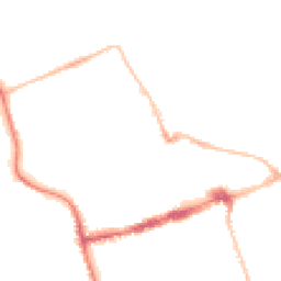 Night-time road noise heatmap for NE24 1HB