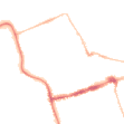 Night-time road noise heatmap for NE24 1HF