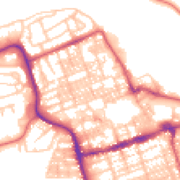 Daytime road noise heatmap for NE24 1HW