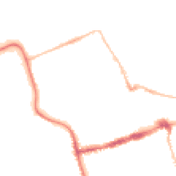 Night-time road noise heatmap for NE24 1HW
