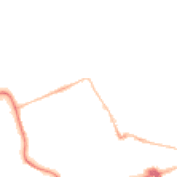Night-time road noise heatmap for NE24 1LD