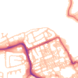 Daytime road noise heatmap for NE24 1PF