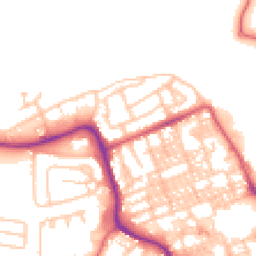 Daytime road noise heatmap for NE24 1PL