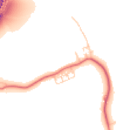 Daytime road noise heatmap for NE24 1RX