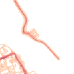 Daytime road noise heatmap for NE24 1SE