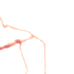 Night-time road noise heatmap for NE24 2AL