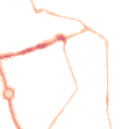 Night-time road noise heatmap for NE24 2EU