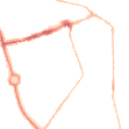 Night-time road noise heatmap for NE24 2HG