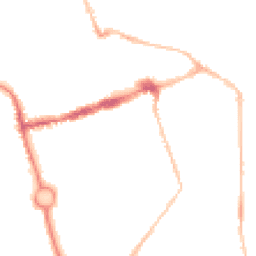 Night-time road noise heatmap for NE24 2JN