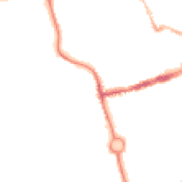 Night-time road noise heatmap for NE24 2RQ