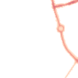 Night-time road noise heatmap for NE24 2SH