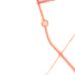 Night-time road noise heatmap for NE24 2SR