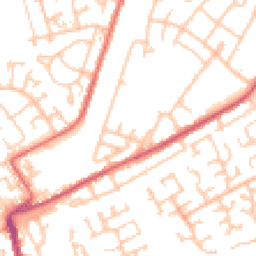 Daytime road noise heatmap for NE24 2UQ