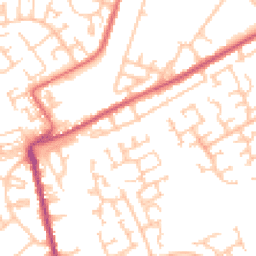 Daytime road noise heatmap for NE24 3RA