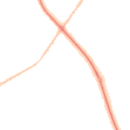 Night-time road noise heatmap for NE24 3TA