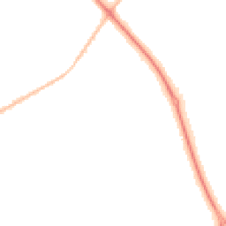 Night-time road noise heatmap for NE24 3TX