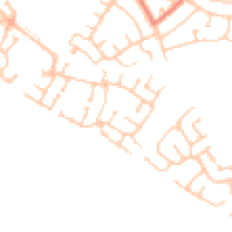 Daytime road noise heatmap for NE24 4GA