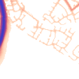 Daytime road noise heatmap for NE24 4GH