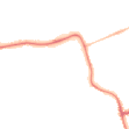 Night-time road noise heatmap for NE24 5JD