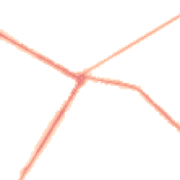Night-time road noise heatmap for NE25 0AA