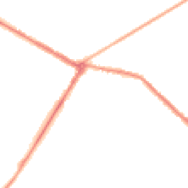 Night-time road noise heatmap for NE25 0AE