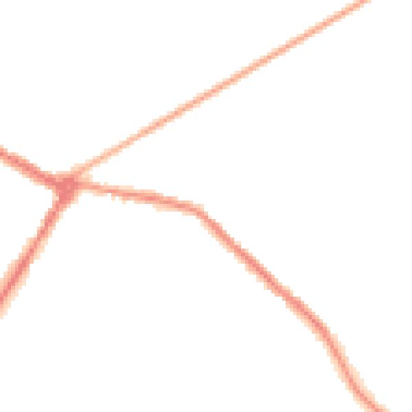 Night-time road noise heatmap for NE25 0AR