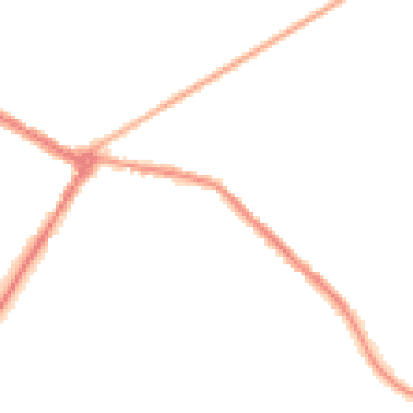 Night-time road noise heatmap for NE25 0AW