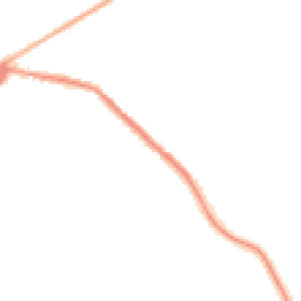Night-time road noise heatmap for NE25 0BA