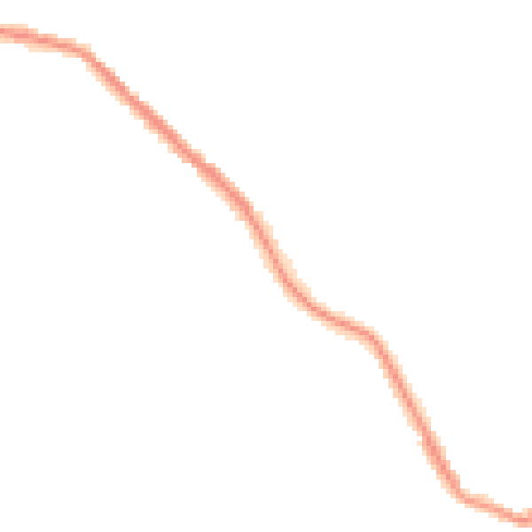Night-time road noise heatmap for NE25 0BQ
