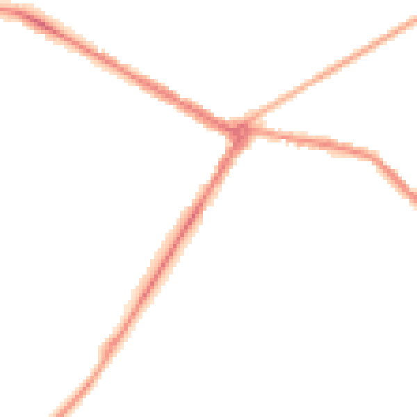 Night-time road noise heatmap for NE25 0BX