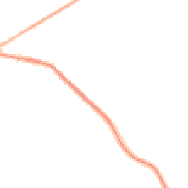 Night-time road noise heatmap for NE25 0BY