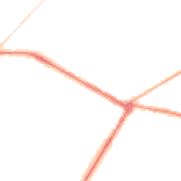 Night-time road noise heatmap for NE25 0DQ